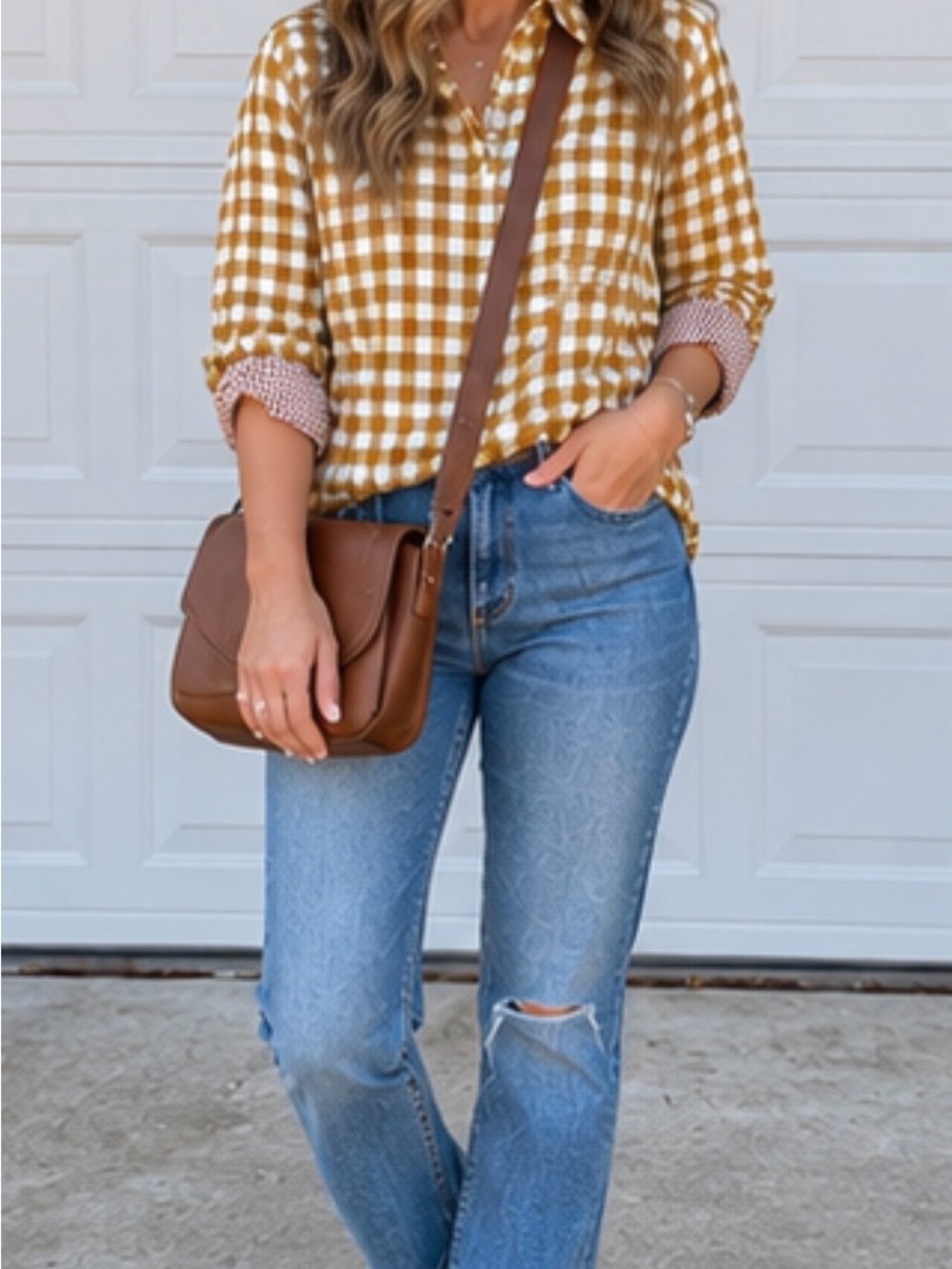 BKE Eased women’s Button-Down Shirt casual